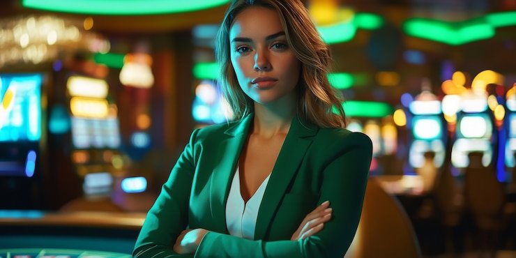 Pengguna memainkan slot games togelone dari smartphone dengan tampilan layar penuh